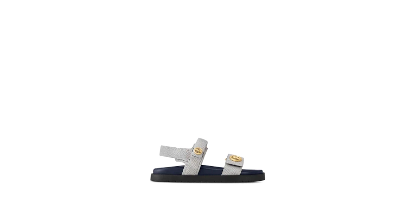 Les collections de Louis Vuitton : Sandale plate confort LV Sunset
