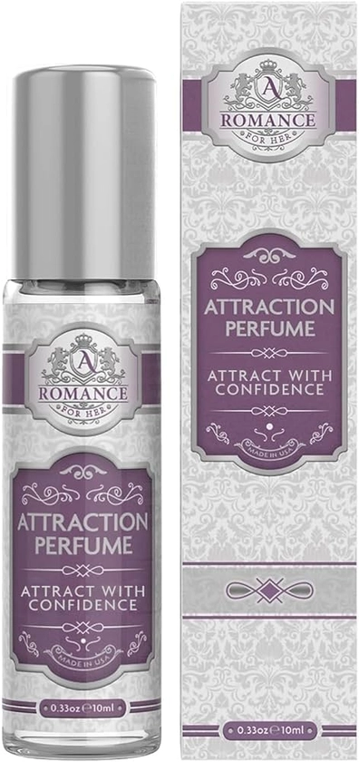 A Romance Premium Pheromone Cologne For Women - Pheromone Perfume Cologne For Her - with Pure Pheromones To Attract Men - Pheromone Perfume Oil For Attraction - 0.34 oz (10 mL)