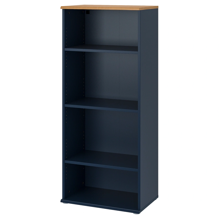 SKRUVBY bibliothèque, bleu noir, 60x140 cm - IKEA