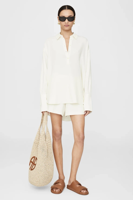 Lake Pullover Shirt - Ivory