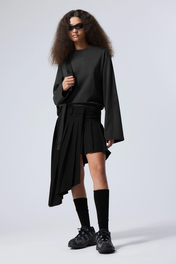 Skylar Pleated Midi Skirt