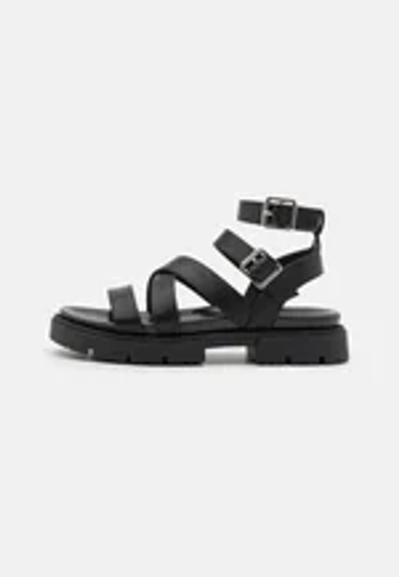 Sandalias con plataforma - black