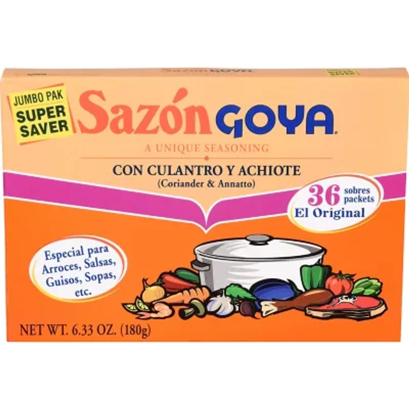 Goya Sazon (6.3 oz., 36 ct.) - Sam's Club