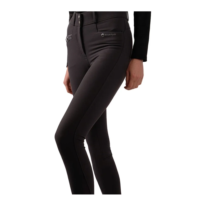 Vente privée LES IMMANQUABLES Montar MOLLY ROSEGOLD - Pantalon fond de peau siliconé Femme grey