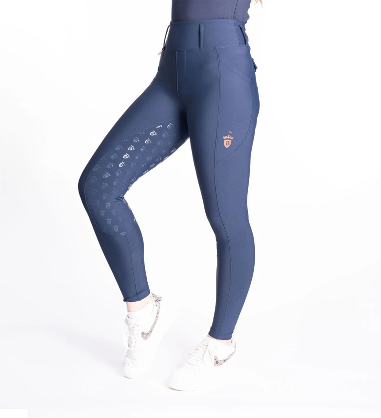 Navy & Rose Gold Riding Breggings