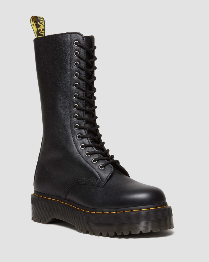 Boots montantes 1B99 en cuir Pisa à lacets en Noir | Dr. Martens