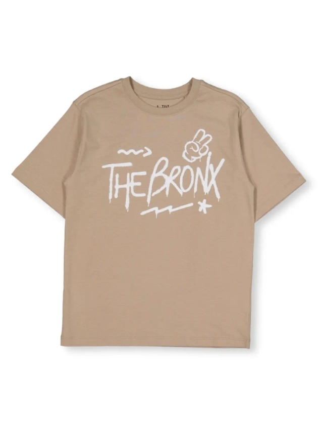 Medium Brown Youth Boys 1 Colour Print Tee | Best&Less™ Online