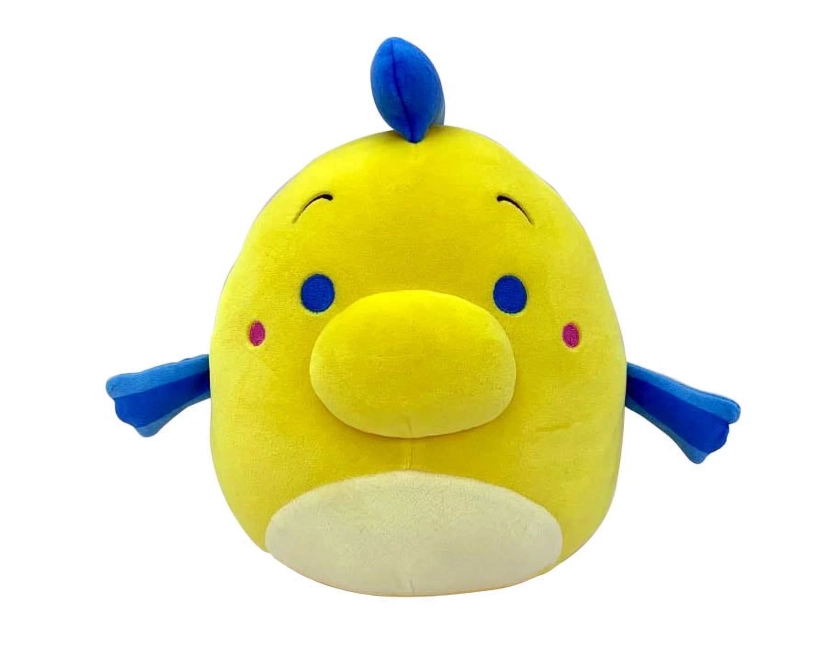 Squishmallows Disney 8" Flounder Stuffed Animal Plush Toy