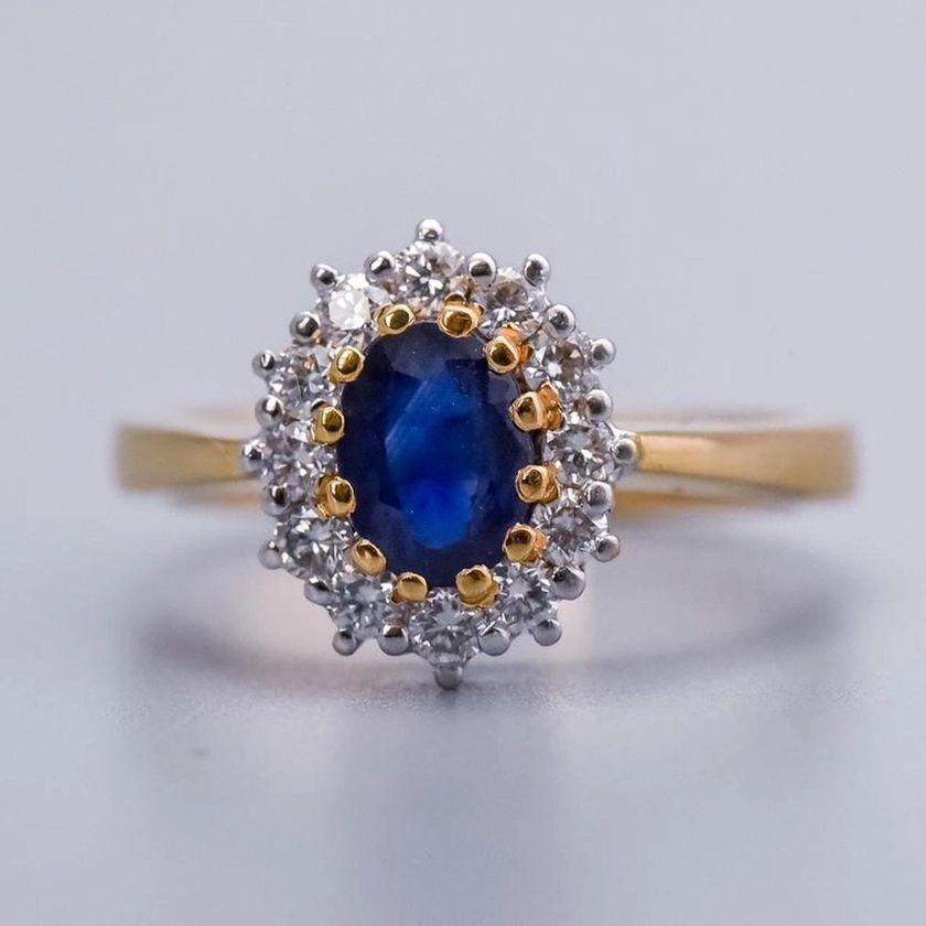 18K Gold Sapphire Ring — Don Laurence Jewellery