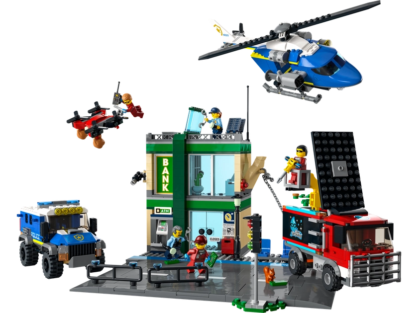 Police Chase at the Bank 60317 | City | Buy online at the Official LEGO® Shop AU 