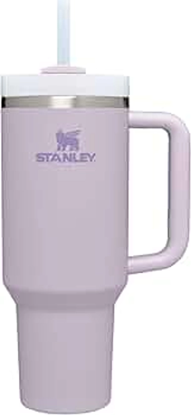 Stanley Quencher H2.0 Soft Matte Collection, Stainless Steel Vacuum Insulated Tumbler with Lid and Straw for Iced and Cold Beverages, Orchid Soft Matte, 40 OZ / 1.18 L