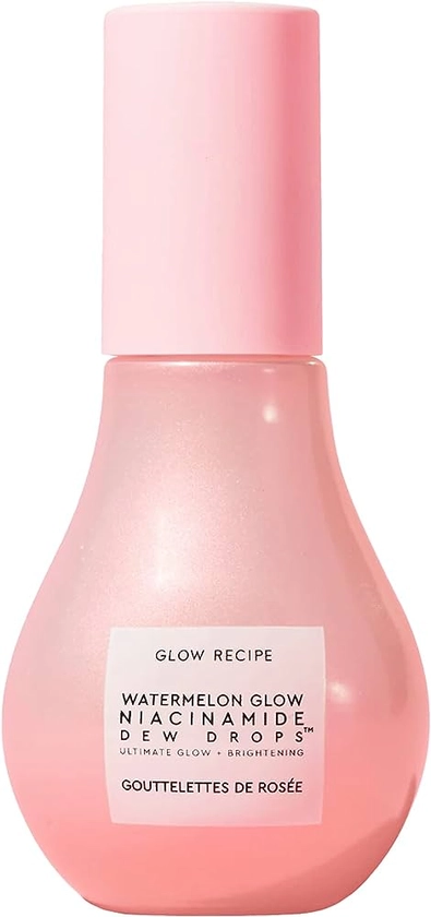 Glow Recipe Niacinamide Dew Drops Face Serum - Hydrating Skin Care & Illuminating Makeup Primer for Dewy, Glass Skin - Hyaluronic Acid Serum for Face Brightening, Plumping, & Highlighting (40ml)