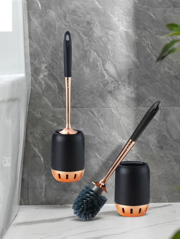 WORTHBUY Wall Hanging Toilet Brush With Holder WC Long Handle Cleaning Brush Detachable No Dead Angle Cleaner Bathroom Tools