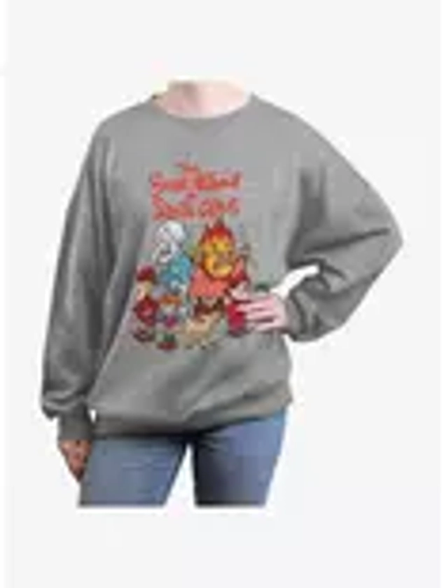 The Year Without a Santa Claus Logo Group Girls Oversized Sweatshirt | Hot Topic