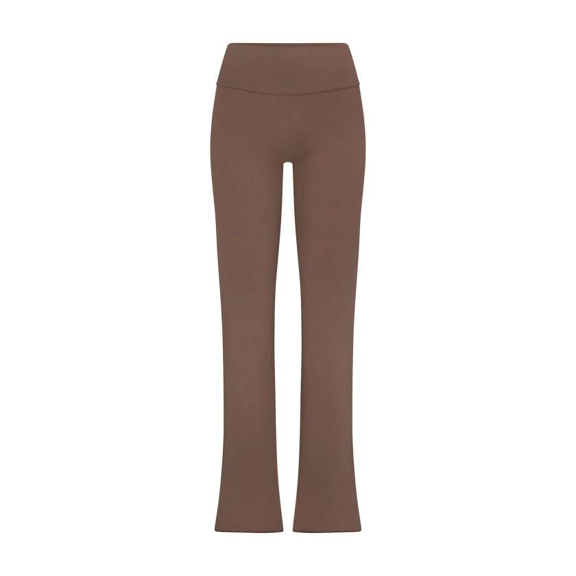 COTTON JERSEY FOLDOVER PANT | TRUFFLE