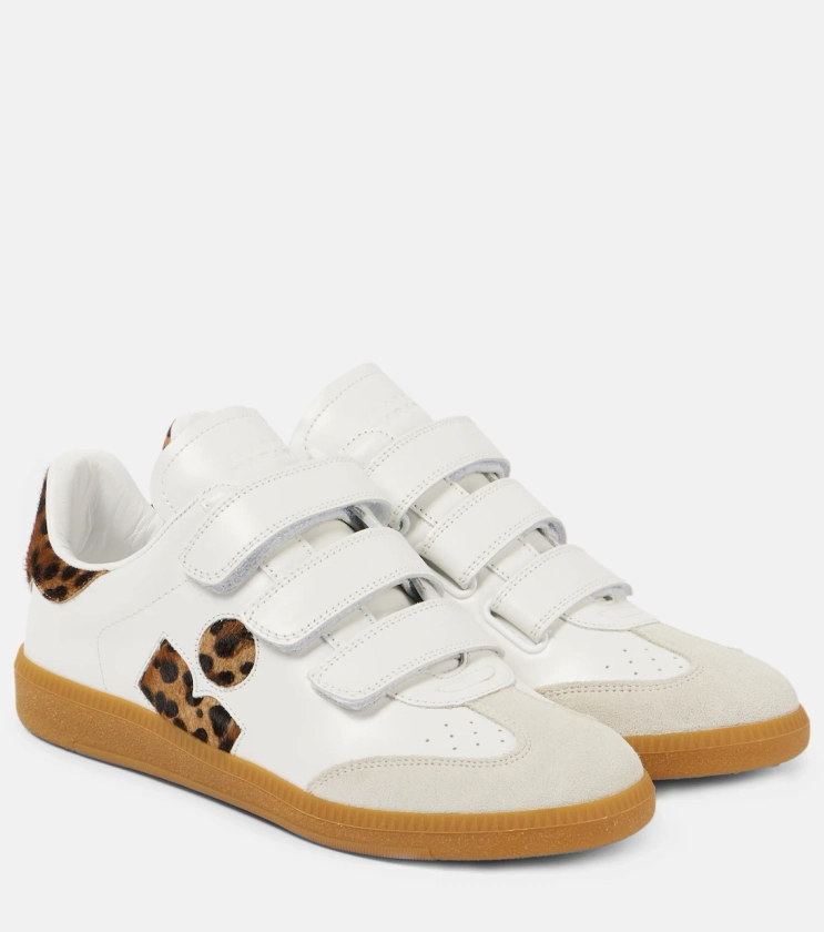 Isabel Marant Baskets Beth en cuir et daim