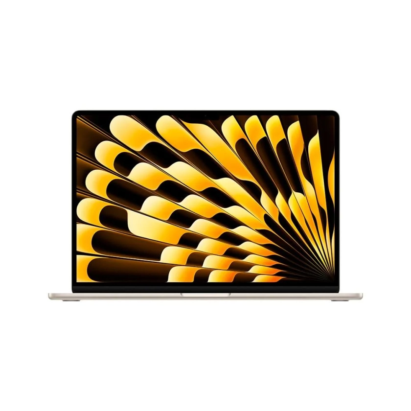 MacBook Air Apple 15", M3, CPU de 8 Núcleos, GPU de 10 Núcleos, 16GB RAM, SSD 512GB, Estelar - MXD33BZ/A