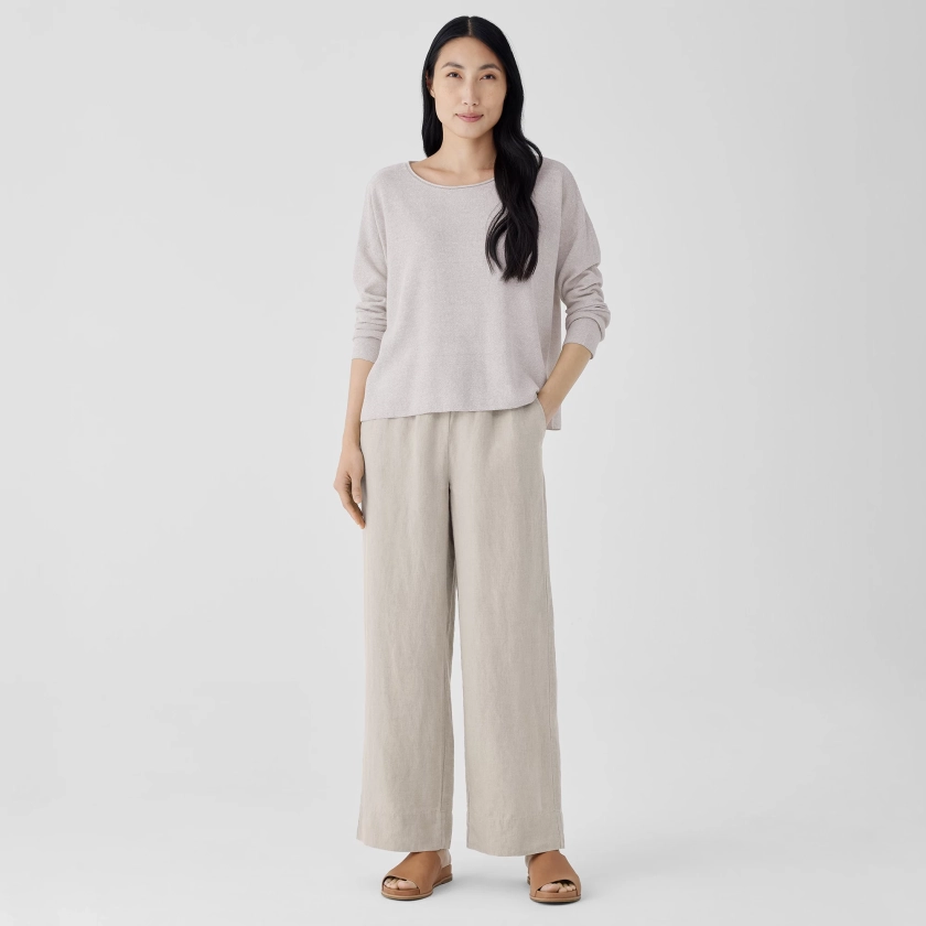 Organic Linen Wide-Leg Pant