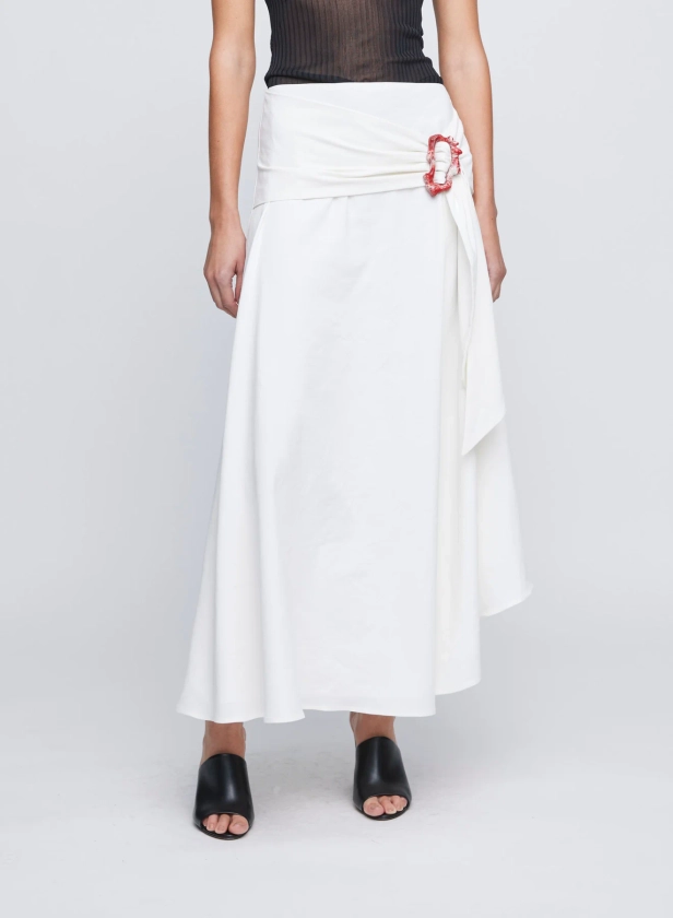 INGRID SKIRT (IVORY LINEN)