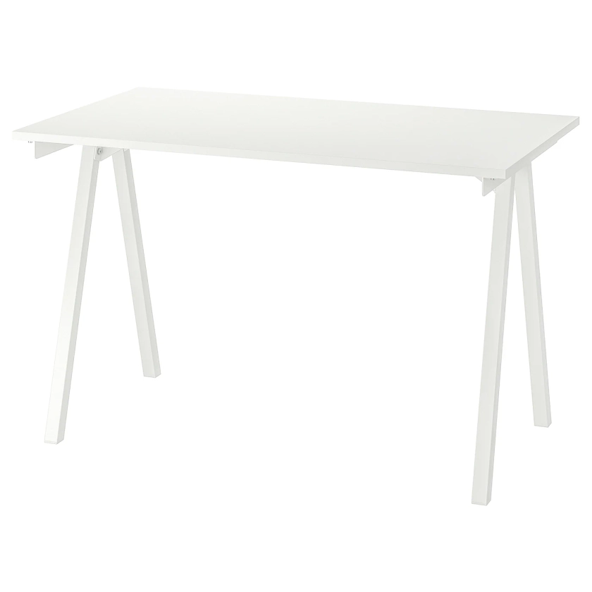TROTTEN desk, white, 120x70 cm - IKEA