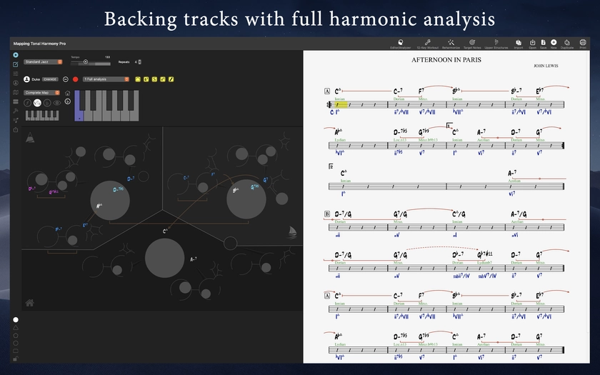 Mapping Tonal Harmony Pro