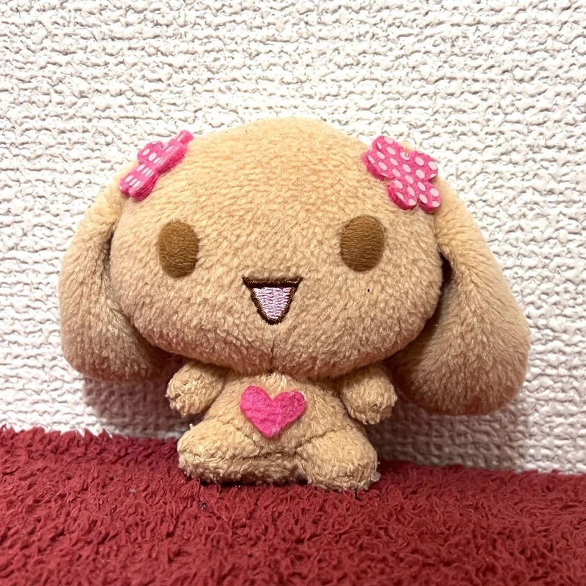 Sanrio Cinnamoroll Mocha Early Mascot Mini Plush Toy Heart Japan FE