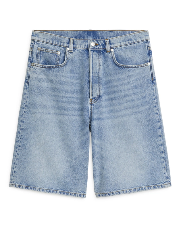 Short en jean ample