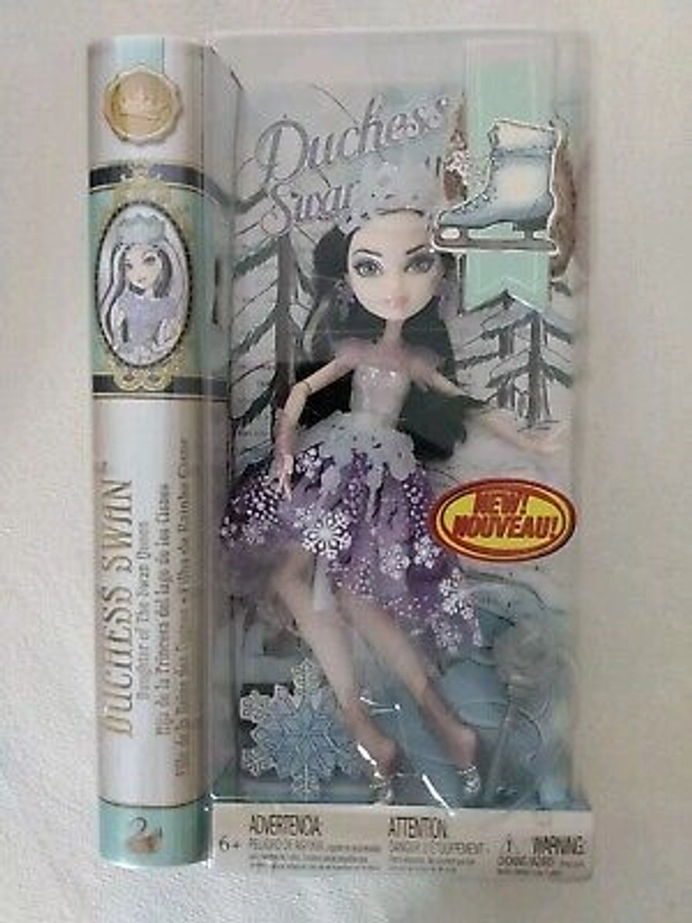 Ever After High Fairest On Ice Duchess Swan Doll New In Box NIB NRFB 2014