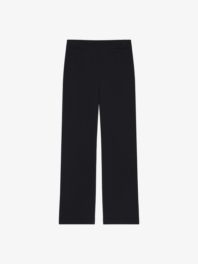 Pantalon de jogging en molleton à signature GIVENCHY - noir | GIVENCHY FR