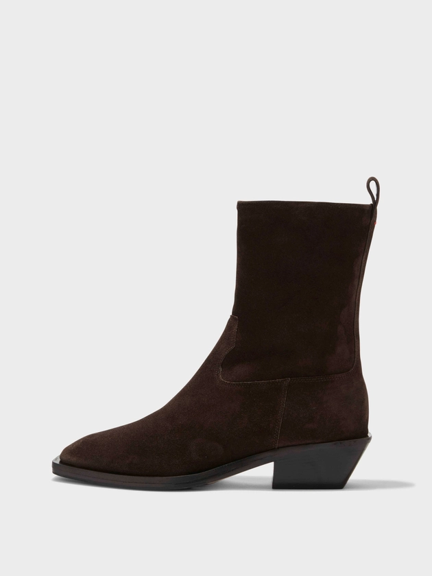 Luis Suede Cowboy Ankle Boots – Aeyde