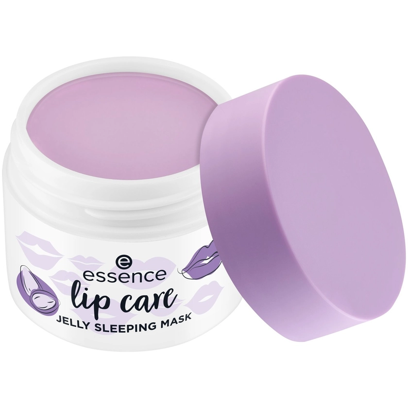 essence | lip care Jelly Sleeping Mask Masque pour les Lèvres - Violet, 8 g - Violet