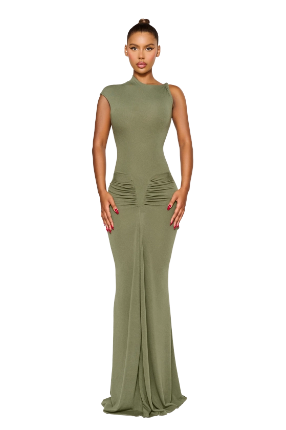 Wale Dress - Lieutenant Green