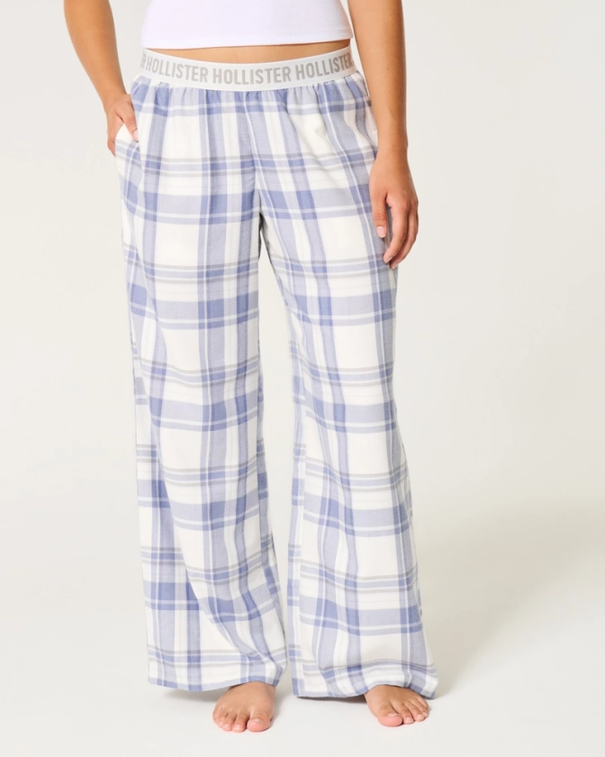 Women's 24/7 Baggy Flannel Pajama Pants | Women's Bottoms | HollisterCo.com