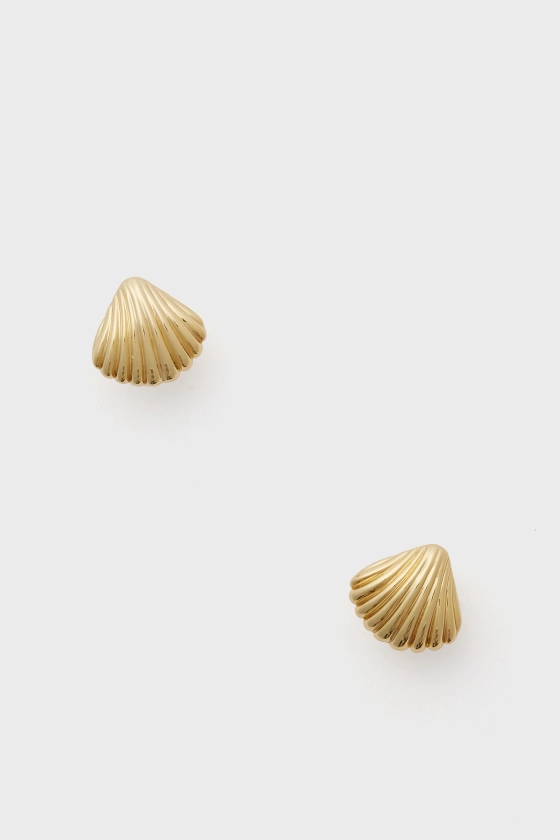 Gold Coquilles Mini Studs | Tuckernuck Jewelry