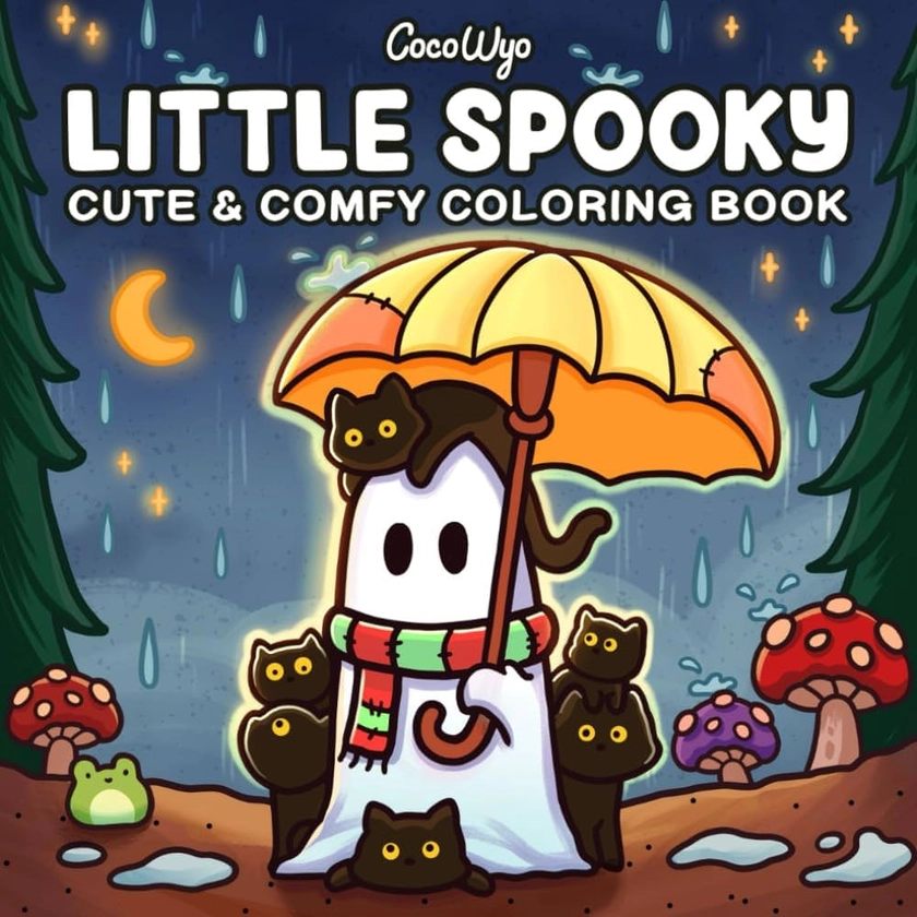 Amazon.com: Little Spooky: Coloring Book for Adults and Teens Featuring Cute Creepy Creatures in Cozy Hygge Moments for Relaxation (Cozy Spaces Coloring): 9798336501384: Wyo, Coco: Books