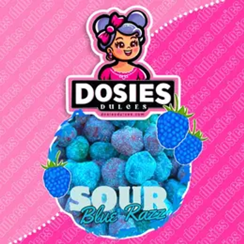 Dosies Dulces Sour Blue Gushies