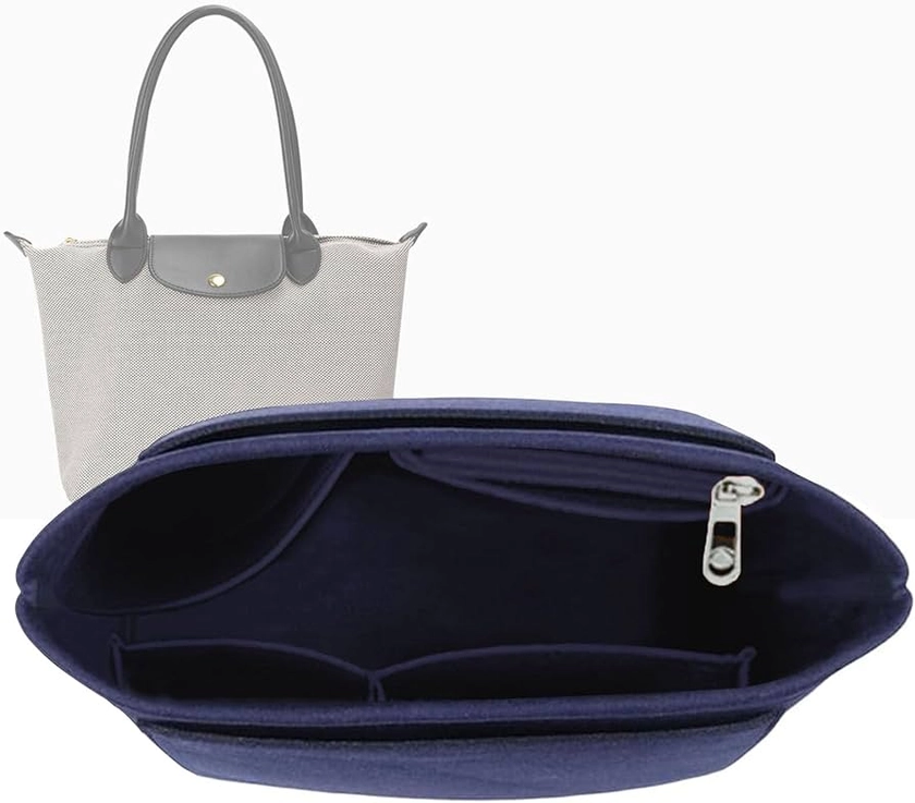 Lckaey Geldbörse Organizer für Tasche Organizer le pliage groß Y012-navyblue-L : Amazon.de: Fashion