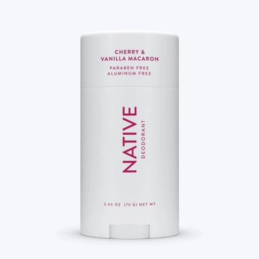 Native Deodorant - Cherry &#38; Vanilla Macaron - 2.65oz