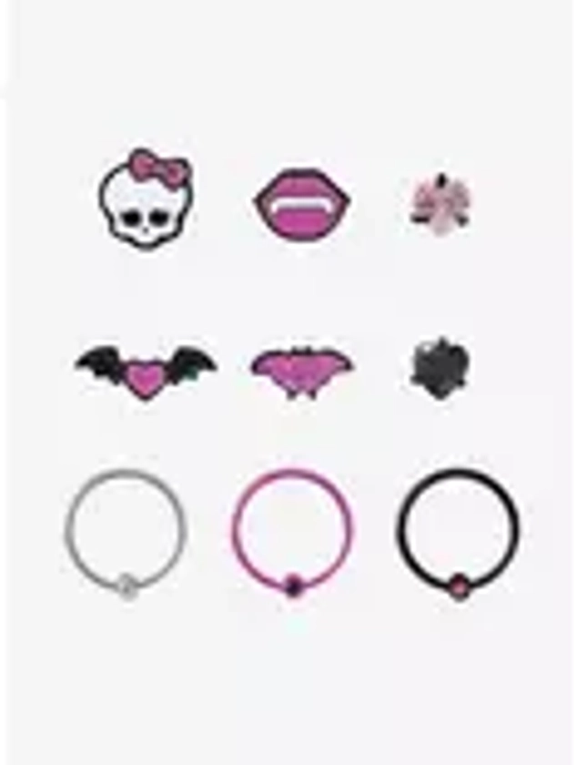 Monster High Steel Draculaura Nose Stud & Captive Hoop 9 Pack | Hot Topic