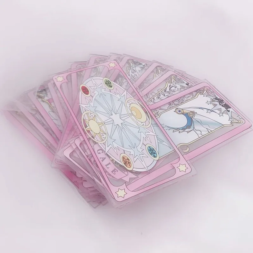 Kinomoto Anime Captor Card, Cardcaptor, Sakura, SAKHatchclow Card, Clear Cosplay, 1Pc