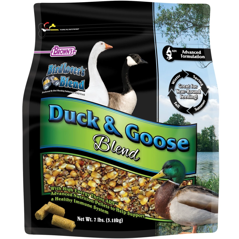 Brown's Bird Lover's Blend Duck & Goose Blend Dry Food, 7 lbs. | Petco