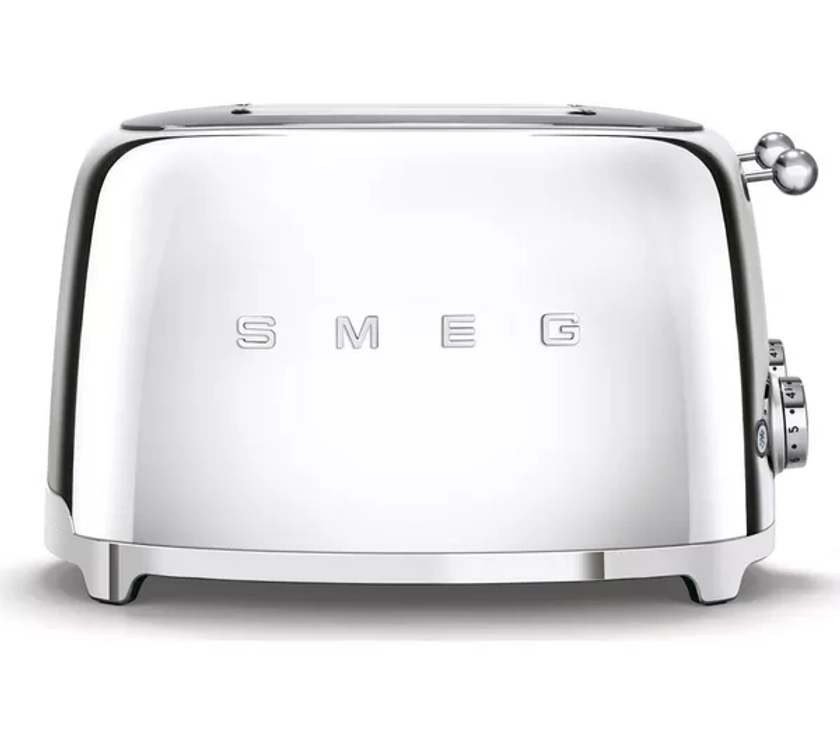 Buy SMEG 50's Retro TSF03SSUK 4-Slice Toaster - Stainless Steel | Currys