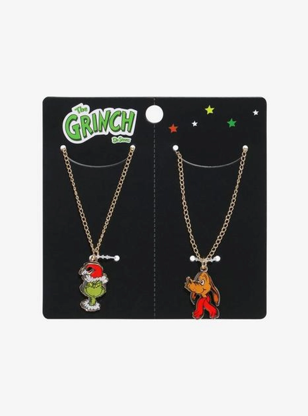 Dr. Seuss How The Grinch Stole Christmas Grinch & Max Best Friend Necklace Set | Hot Topic