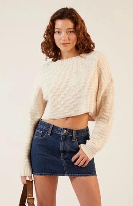 LA Hearts Polar Waffle Knit Sweater | PacSun