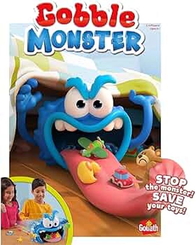 Goliath Games Gobble Monster Kids Games | For ages 4+ | For 2-4 players