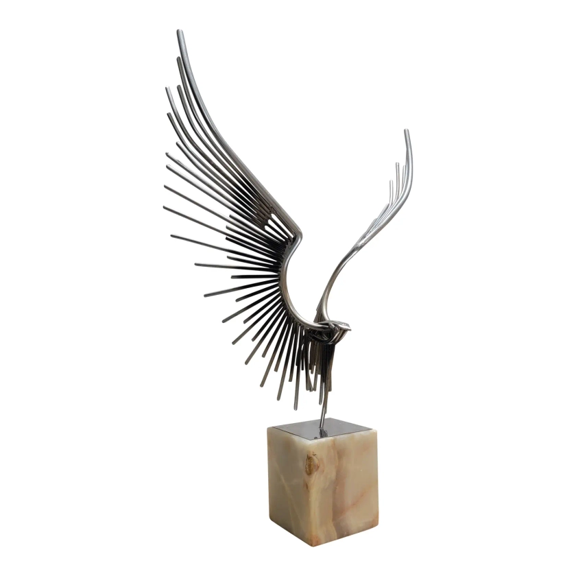 1970s Curtis Jere Artisan House "Bird in Flight" Sculpture