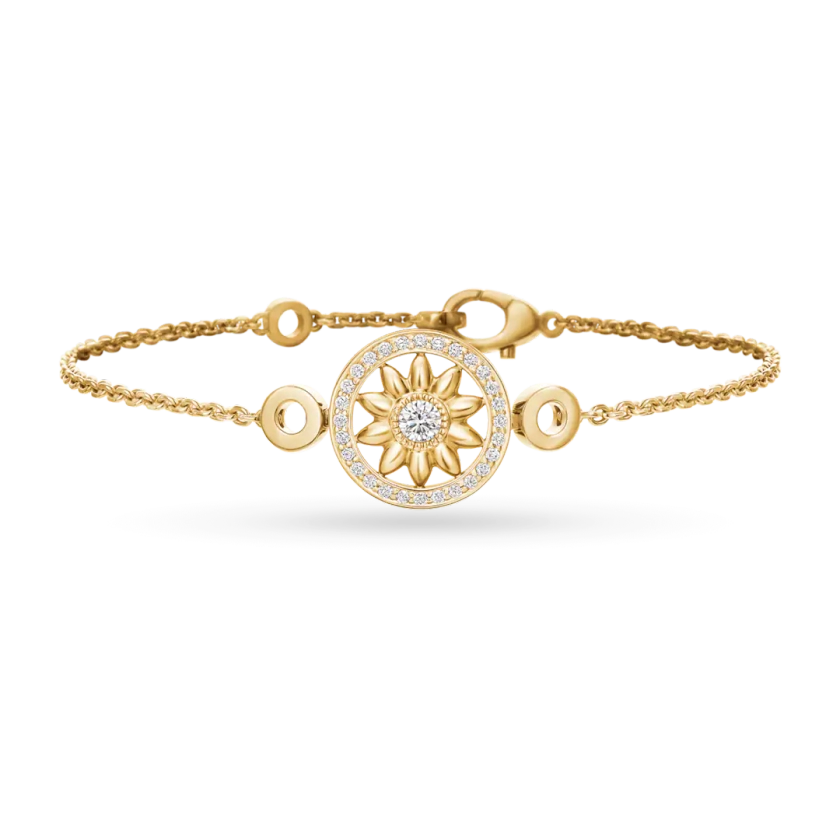 Winston Gates Yellow Gold Diamond Bracelet | Harry Winston