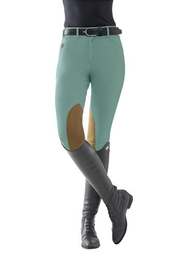 THE TAILORED SPORTSMAN™ Ladies’ Mid-Rise Vintage Patch Sock-Bottom Breech | Dover Saddlery