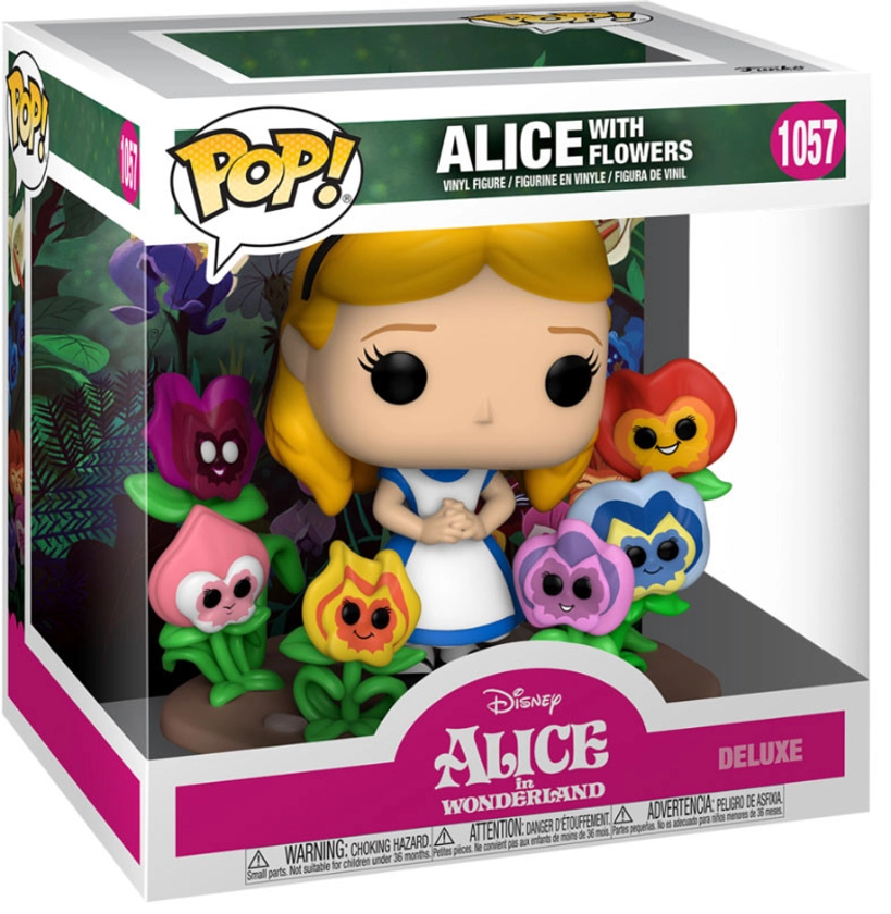 Funko Pop! 1057 Deluxe Disney Alice Au Pays Des Merveilles - Alice Avec Des Fleurs
