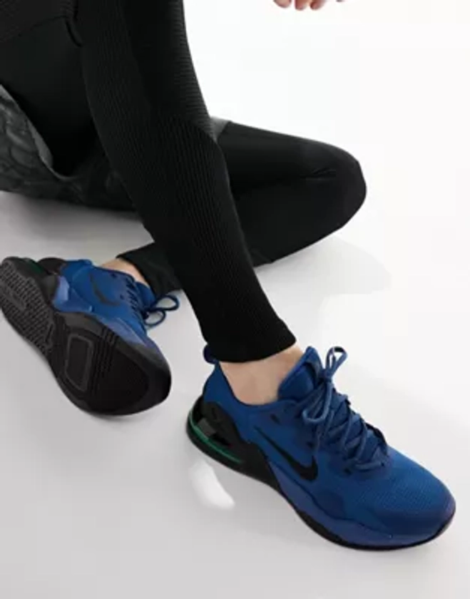 Nike Training Air Max Alpha 5 trainers in blue and black | ASOS